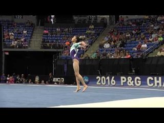 Gabby Perea - Floor Exercise - 2016 P&G Gymnastics Championships – Jr. Women Day 1