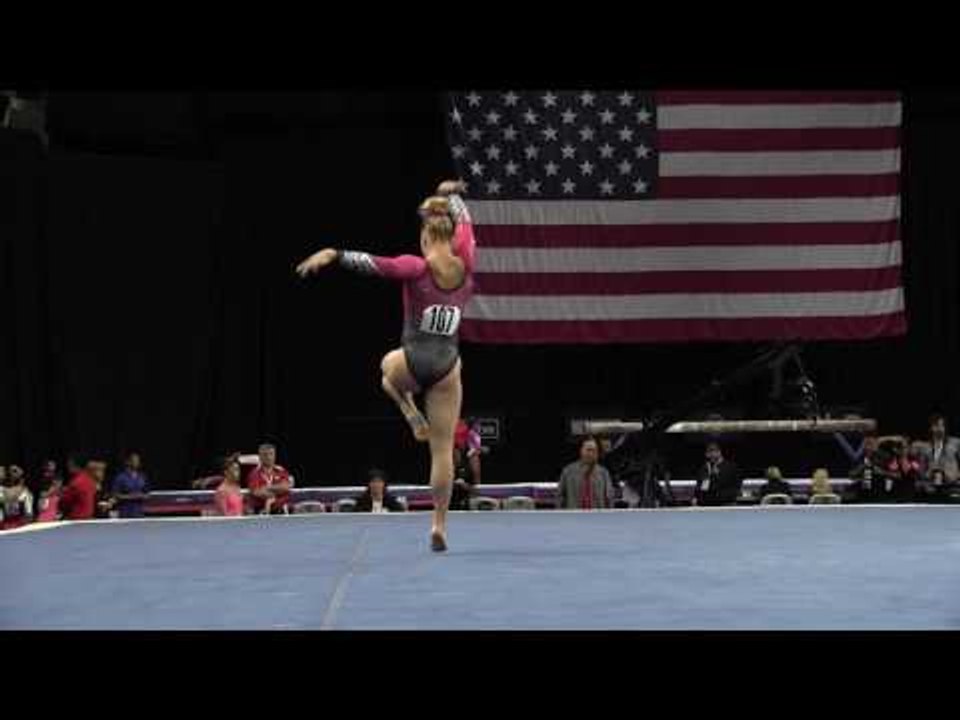 Brenna Dowell - Floor Exercise - 2016 P&G Gymnastics Championships – Sr. Women Day 1