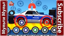 Dream Cars Fory Police Car - Game App for Kids - Игра как мультик про машинки автосервис