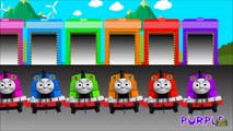 Thomas the Tank Engine with James and Percy - Colors for Children to Learn with Thomas & Friends