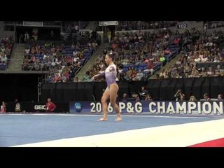 Amelia Hundley - Floor Exercise - 2016 P&G Gymnastics Championships – Sr. Women Day 1