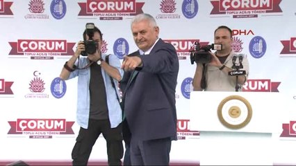 Çorum Başbakan Yıldırım Toplu Açılış Töreninde Konuştu -1