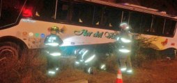 Seis personas heridas en accidente de bus en el sector de Oyacoto