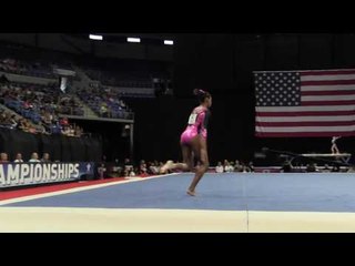 Shania Adams - Floor Exercise - 2016 P&G Gymnastics Championships – Jr. Women Day 2