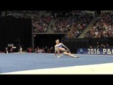 Abby Paulson- Floor Exercise - 2016 P&G Gymnastics Championships – Sr. Women Day 2
