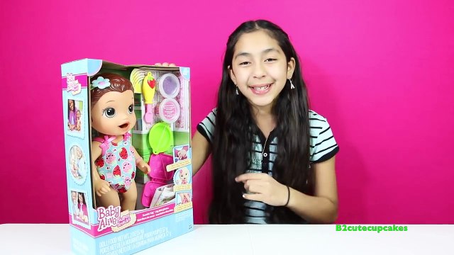 BABY ALIVE DOLL EATS AND POOPS PLAY DOH!! Baby Alive Doll Review|B2cutecupcakes