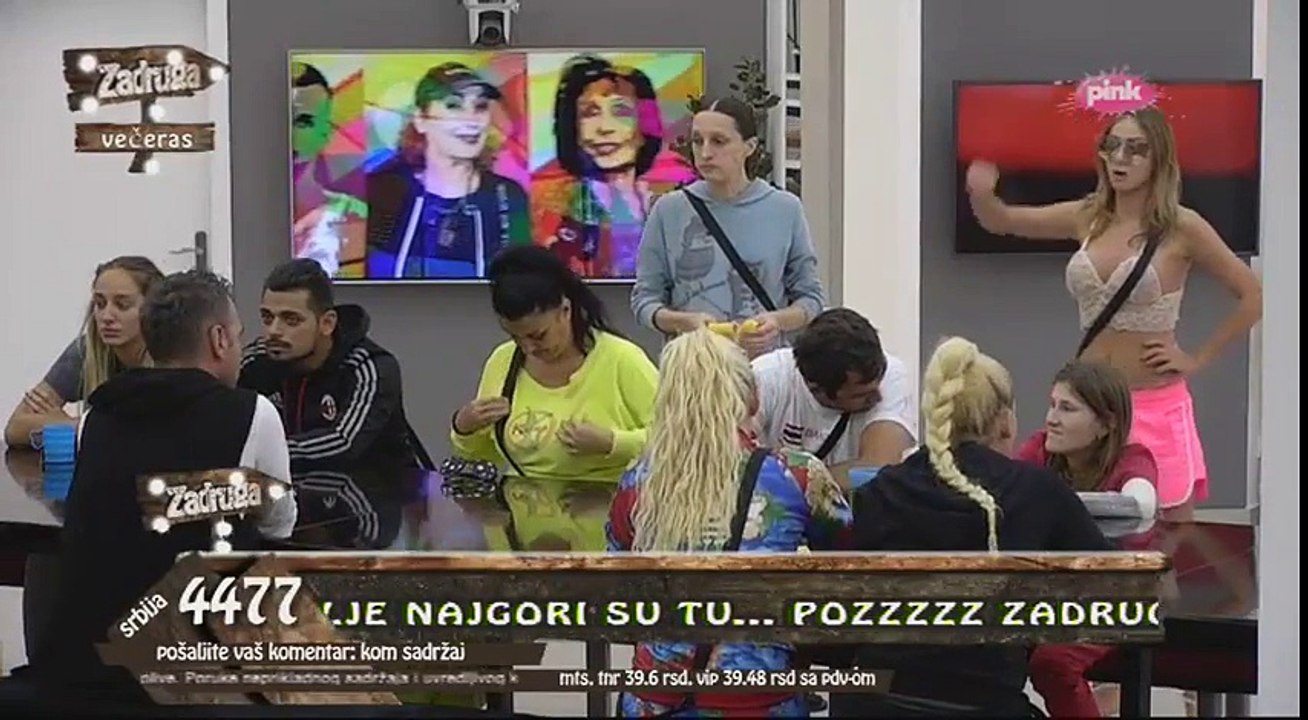 Zadruga - Maca udara Boru on joj preti da ce joj razbit glavu