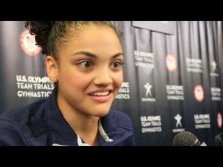 Laurie Hernandez - Interview - Podium Training - 2016 U.S. Olympic Team Trials