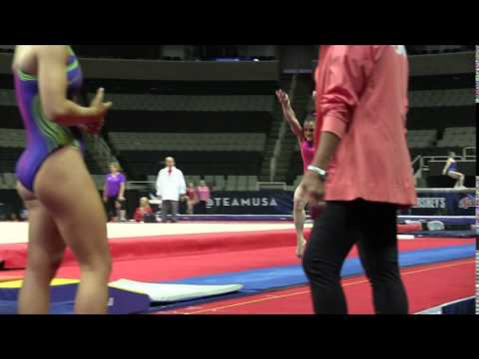 Laurie Hernandez - Vault - 2016 U.S. Olympic Trials - Podium Training