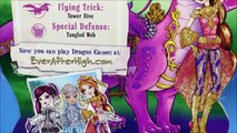 New Ever After High Dolls Collection new Video Dragon Games 3 Doll Set Unboxing Review Monster High