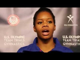 Gabby Douglas - Interview - 2016 U.S. Olympic Team Trials - Night 2