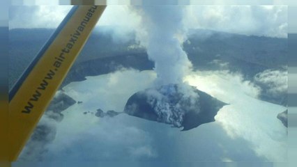 Evacuation d'une île au Vanuatu