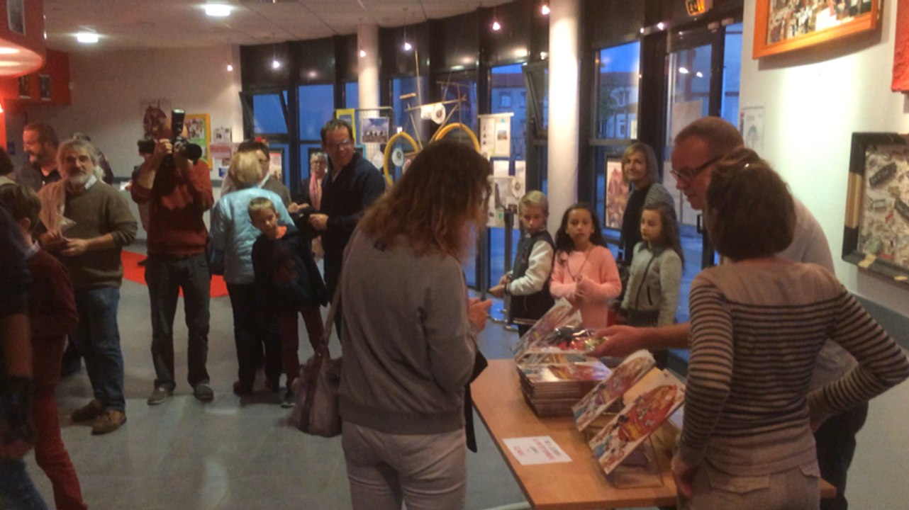 Séance de dédicace Petit Spirou