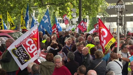 Les retraités dans la rue pour leur pouvoir d'achat