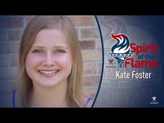 2016 Hall of Fame Ceremony - Kate Foster - Spirit of the Flame