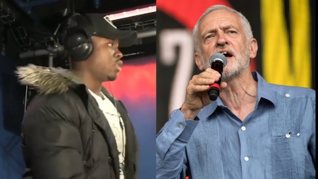 Jeremy Corbyn has a go at Roadman Shaq's Mans Not Hot