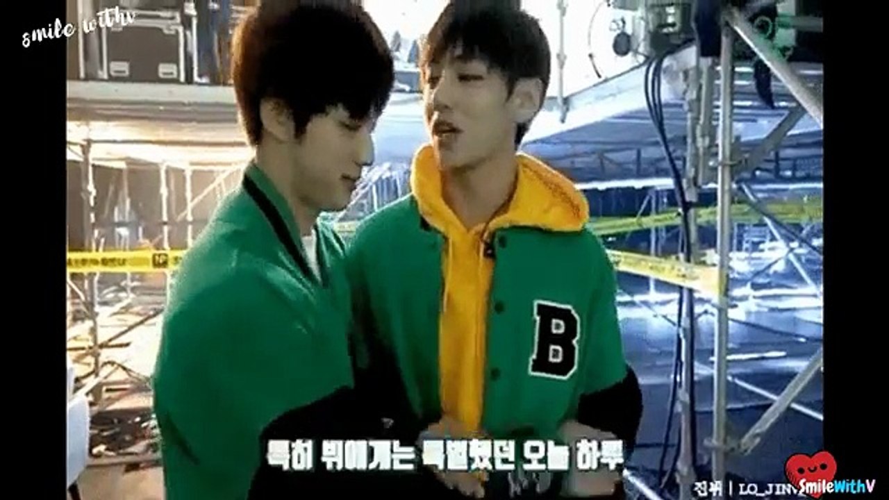 BTS JIN WITH MAKNAE LINE LOVELY MOMENTS