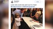 So Cute! Hillary Clinton Meets a Very Young Fan in a Pantsuit