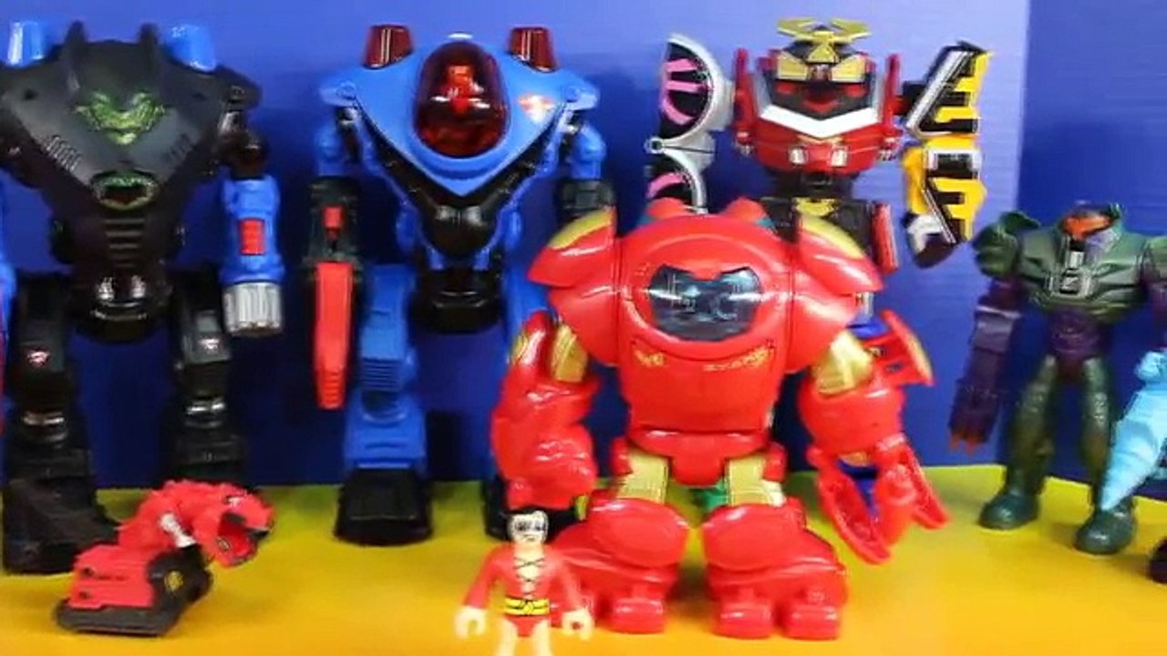 Imaginext Robot Wars Championship Battle Round 1 With Batman Superman Power Rangers Robots
