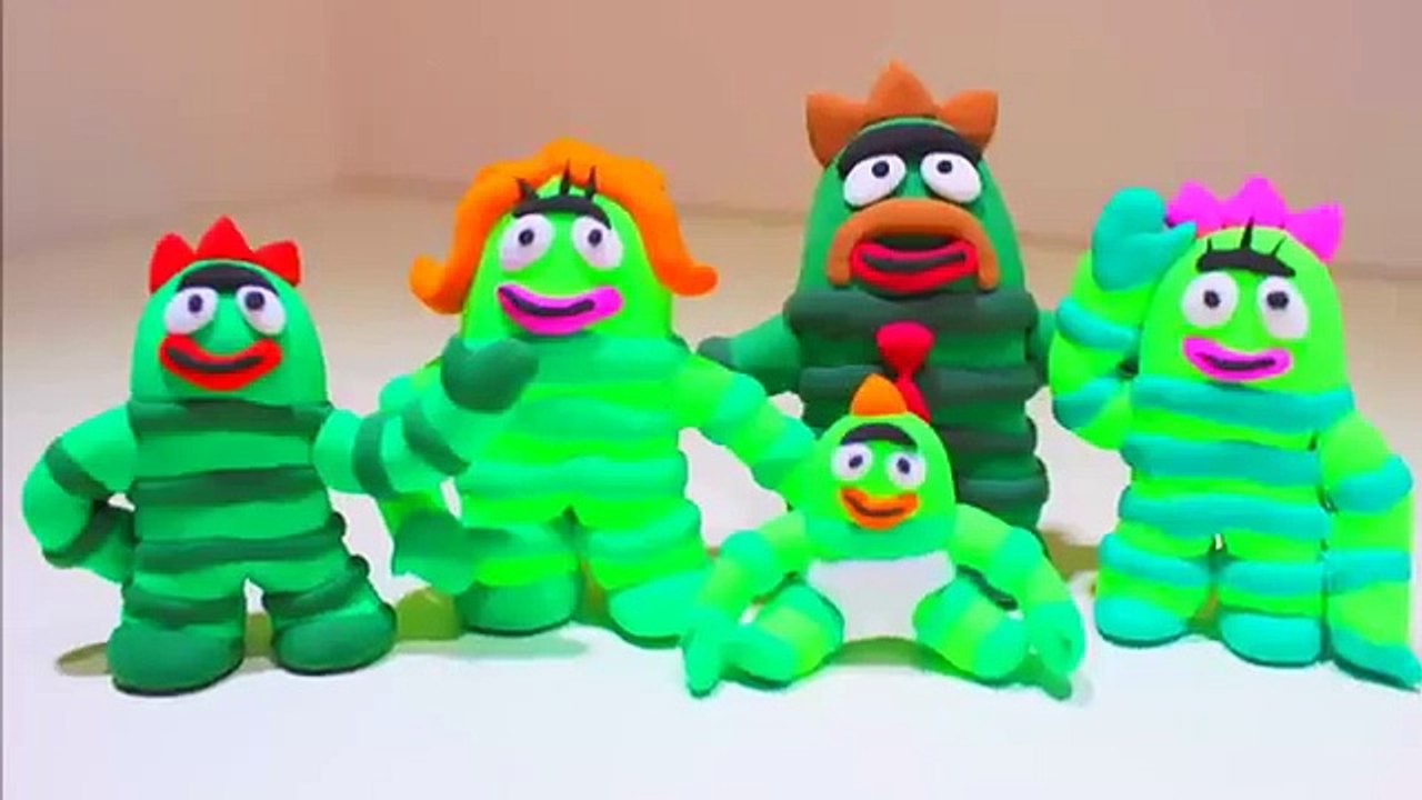Meet Brobees Family from Yo gabba gabba, Easy Play Doh creations