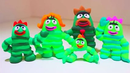Meet Brobees Family from Yo gabba gabba, Easy Play Doh creations