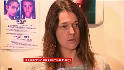 La mère de Maëlys finit sa déclaration en parlant de sa fille