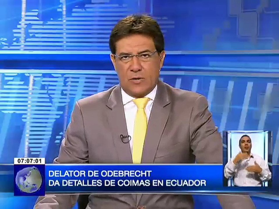 Delator de Odebrecht da detalles de coimas en Ecuador