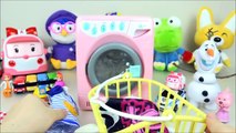 Washing Machine toy for Baby doll Pororo toys 콩순이 와 디디 세탁기 장난감 놀이