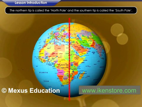 Planet Earth Globe Animation - Latitudes,longitudes, Continents And Oceans