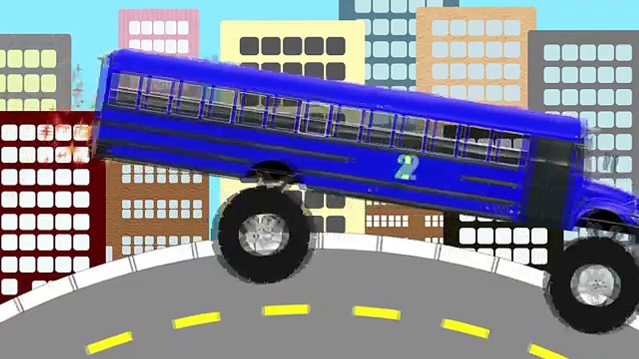 Rocket Ships and Monster Truck School Buses Teaching Children to Count