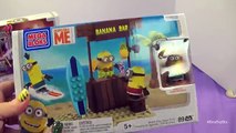 Minions Mega Bloks Fire Rescue & Beach Party Sets! Despicable Me Review by Bins Toy Bin