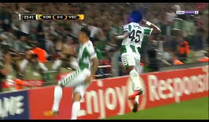 Musa Araz Goal HD - Konyaspor 1-0 Guimaraes - 28.09.2017