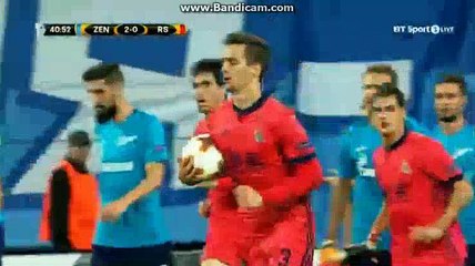 Diego Llorente Goal HD - Zenit 2-1 Sociedad 28.09.2017