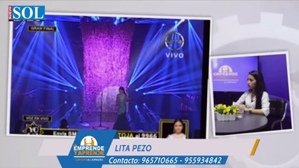 LITA PEZO en entrevista en Radio Tv  Nuevo Sol en el Programa EMPRENDE Y APRENDE