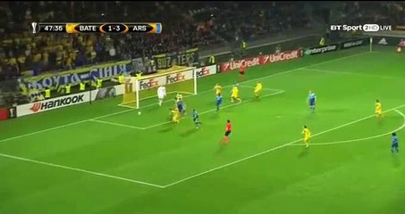 Giroud  (Penalty) Goal HD - BATE	1-4	Arsenal 28.09.2017
