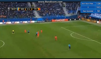 Alksandr Kokorin Goal - Zenit Petersburg 3-1 Real Sociedad  -  28.09.2017