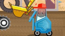 Excavator, Truck, Tow Truck and Crane in Truck City | Trucks cartoons for children Part 3