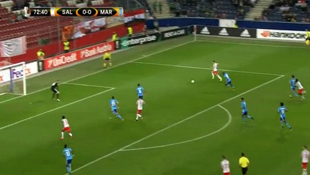 Munas Dabbur Goal HD - Salzburg 1-0 Marseille 28.09.2017