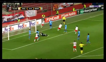 Munas Dabbur Goal HD - Salzburg 1-0 Marseille - 28.09.2017