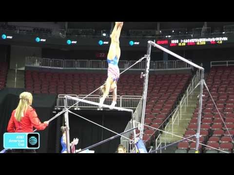 Riley McCusker - Uneven Bars - 2017 AT&T American Cup - Podium Traning
