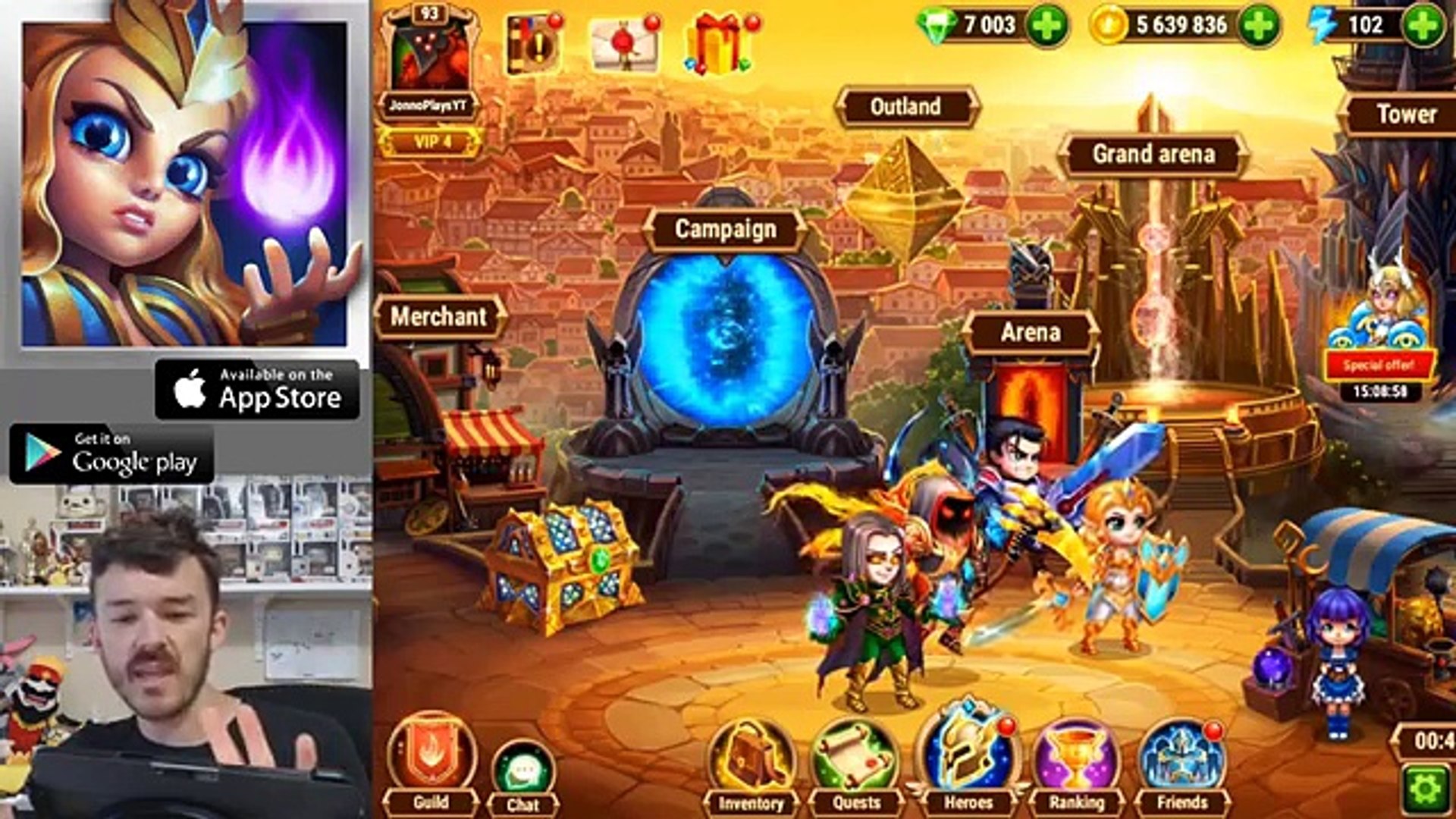 ⁣New mobile RPG Hero Wars | Review + Giveaway! #AD
