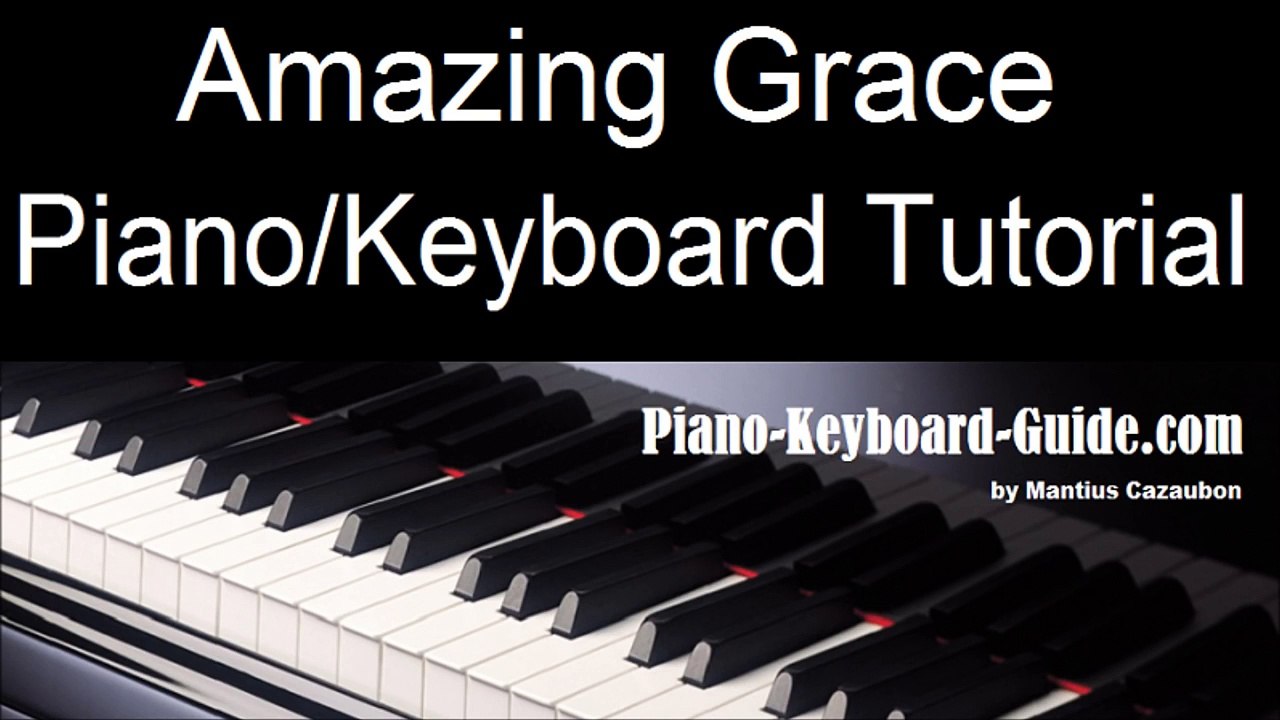 Amazing Grace Easy Piano Keyboard Tutorial (Right Hand)