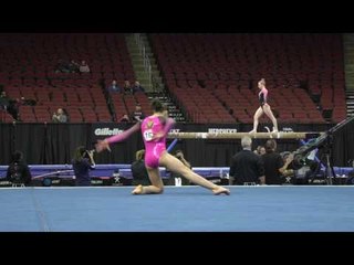 Lali Dekanoidze - Floor Exercise – 2017 Nastia Liukin Cup