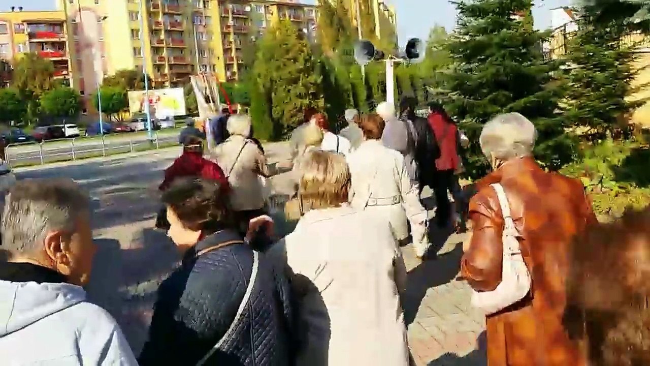 Koronka do Miłosierdzia Bożego na ulicach Lubina 28.09.2017.