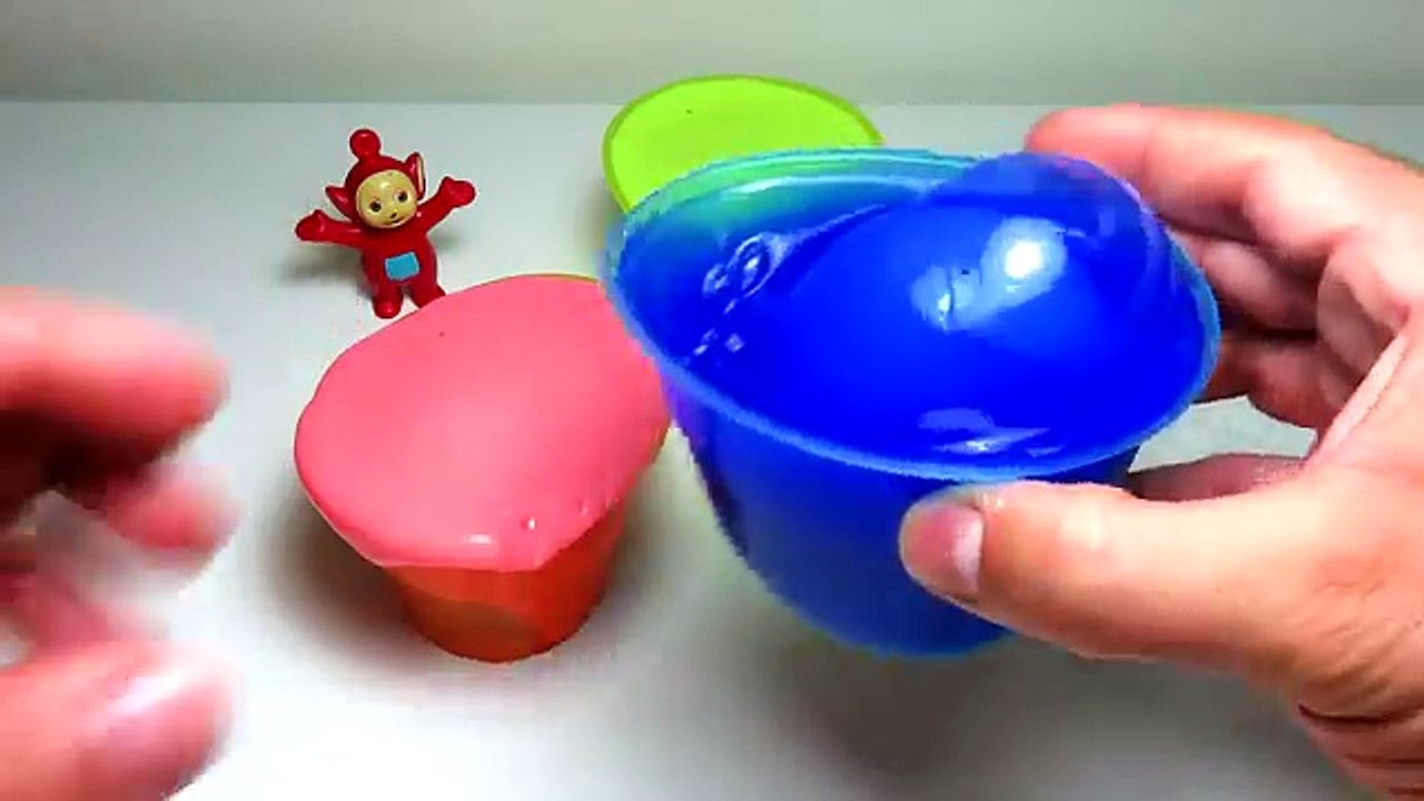 Play and Learn Colors with Gooey Surprise Eggs Pocoyo Teletubbies Yo Gabba Gabba Fun and Creative