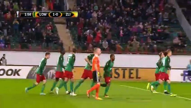 Fernandes M. Goal HD - Lokomotiv Moscow 1-0 Zlin 28092017