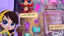 LPS We Love To Party Playset Bobbleheads Set Littlest Pet Shpo Shopkins Disney Ariel Toy Unboxing