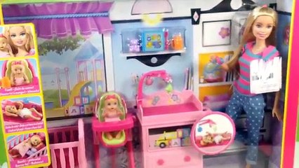 Boneca Barbie Profissoes Barbie Babysitter Playset Barbie em Português Toy Review ToyKids | Funtoys