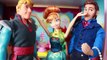 Frozen Fever Annas Birthday Party Play Doh Cake Elsa Olaf Kristoff Hans Barbie Parody Toy Video