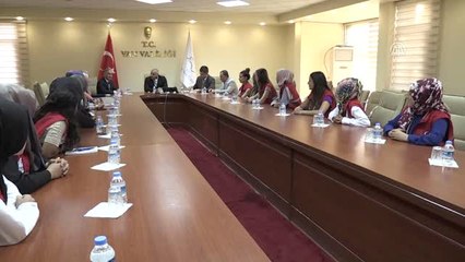 Damla Projesi Gönüllülerinden Vali Zorluoğlu'na Ziyaret